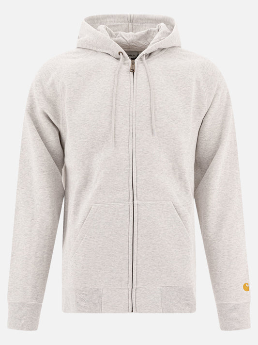 Carhartt WIP Felpa "Hooded Chase" 15102202_S Grey 1