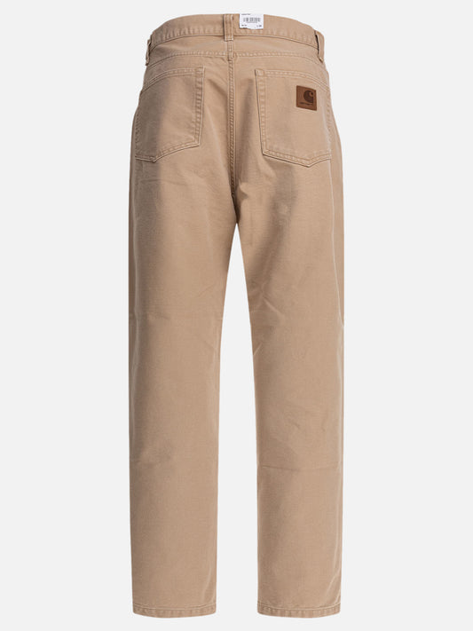 Jeans a gamba dritta Solid colour  Beige - Carhartt WIP Uomo | PLP | VIETTI Online Store | 2

