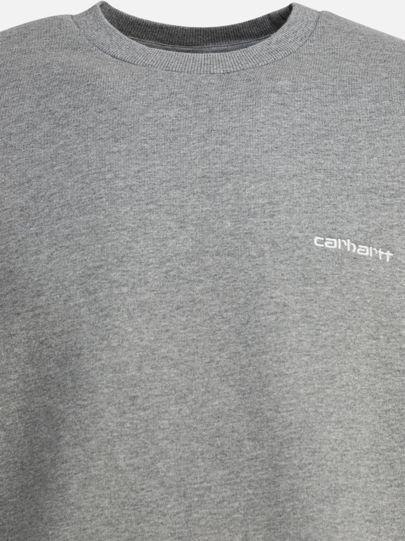 Carhartt WIP Felpa &quot;Script Embroidery&quot; 17086708_S Grey thumbnail_3