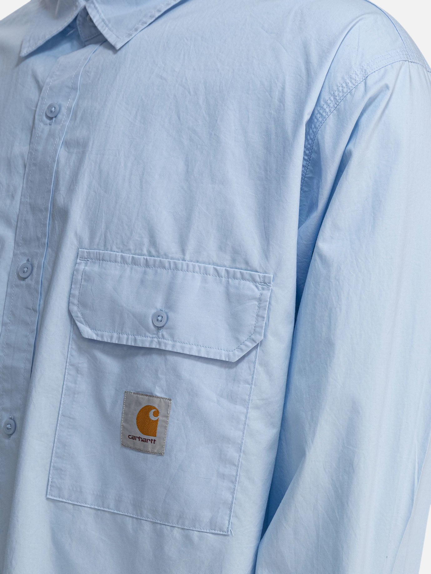 Carhartt WIP Camicia &quot;L/S Irwin&quot; 18968990_S Light blue thumbnail_4