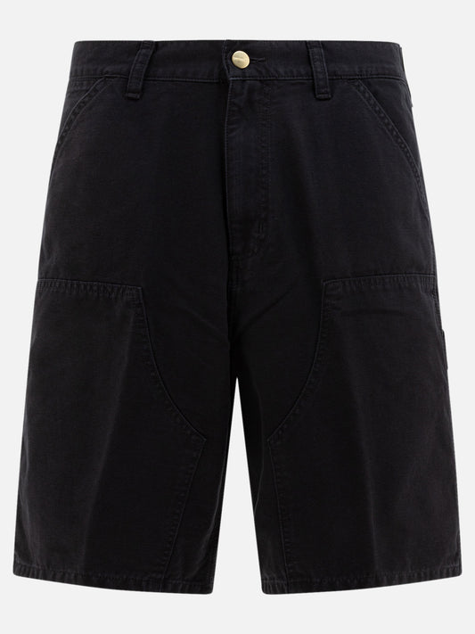 Utility shorts Solid colour  Black - Carhartt WIP Men | PLP | VIETTI Online Store 
