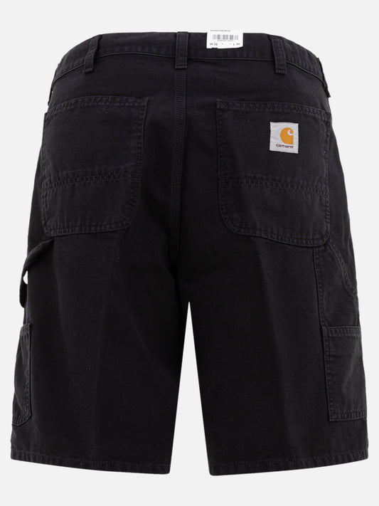 Utility shorts Solid colour  Black - Carhartt WIP Men | PLP | VIETTI Online Store | 2

