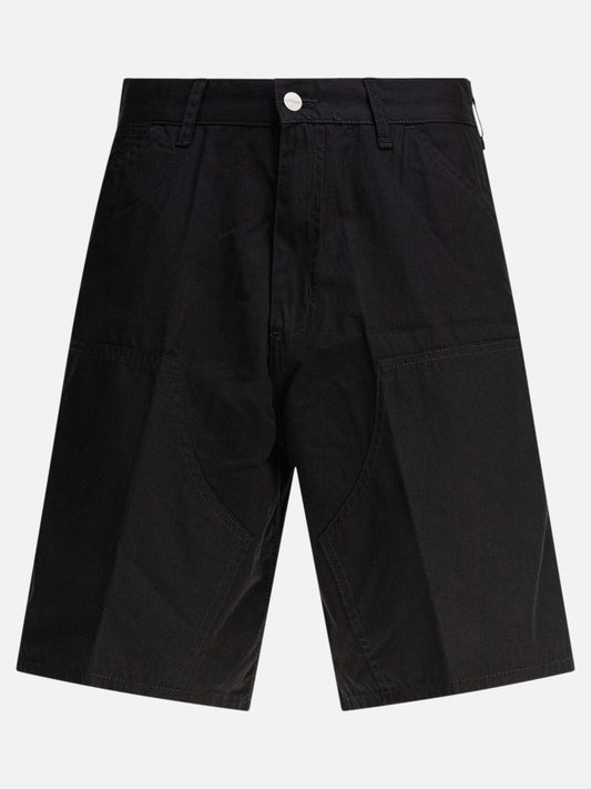 Utility shorts Solid colour  Black - Carhartt WIP Men | PLP | VIETTI Online Store 
