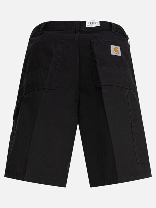 Utility shorts Solid colour  Black - Carhartt WIP Men | PLP | VIETTI Online Store | 2
