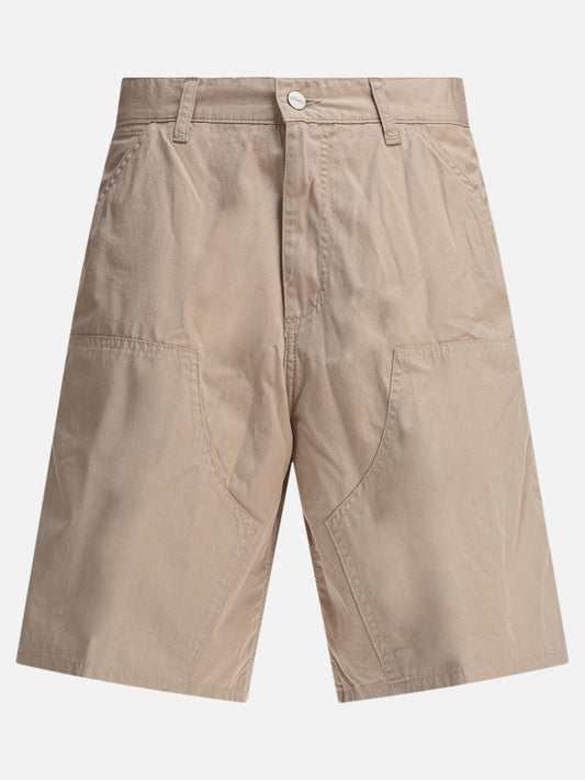 Utility shorts Solid colour  Beige - Carhartt WIP Men | PLP | VIETTI Online Store 
