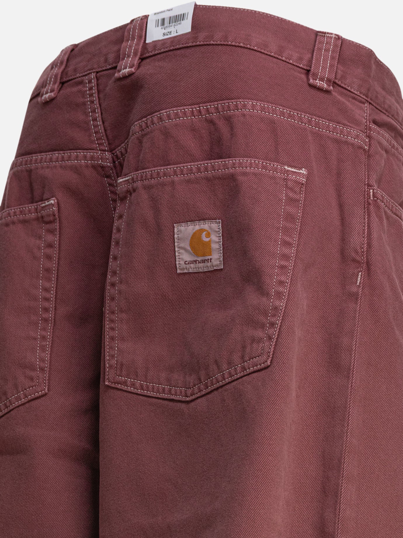 Wide-leg jeans Solid colour  Bordeaux - Carhartt WIP Men | PDP | VIETTI Online Store | thumbnail_4