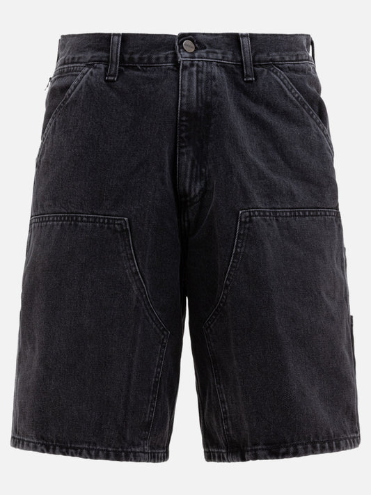 Utility shorts Denim  Black - Carhartt WIP Men | PLP | VIETTI Online Store 
