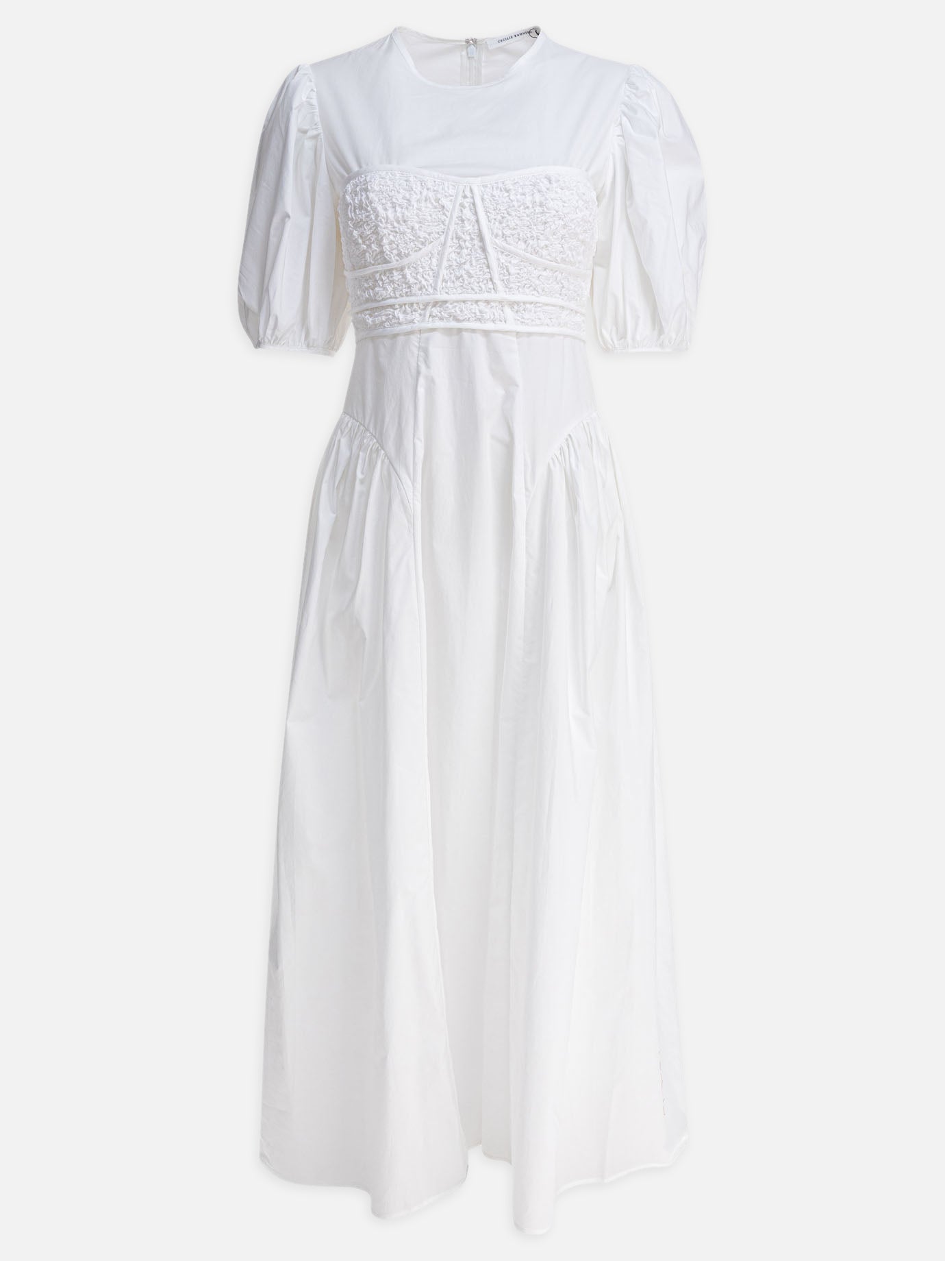 Abiti lunghi Embroidered  Bianco - Cecilie Bahnsen Donna | PDP | VIETTI Online Store | Zoom-Modal
