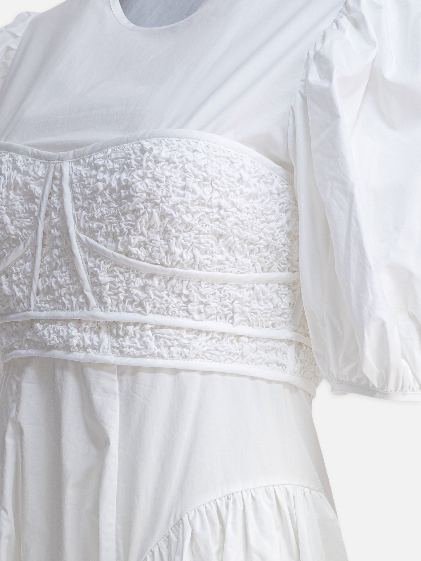 Abiti lunghi Embroidered  Bianco - Cecilie Bahnsen Donna | PDP | VIETTI Online Store | Zoom-Modal_4
