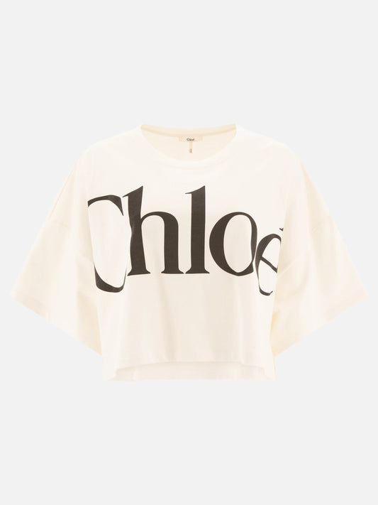 Chloé T-shirt boxy 15541430_S White 1