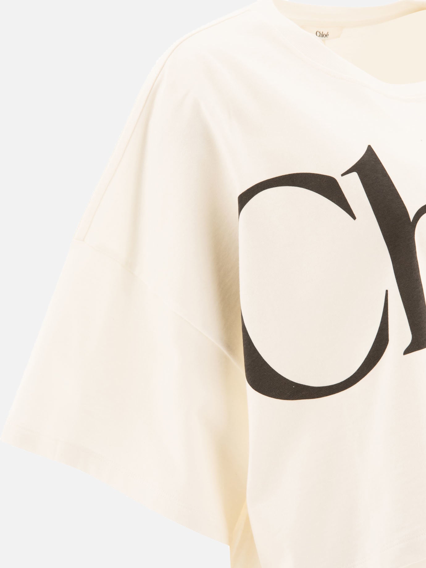 Chloé Boxy T-shirt 15541430_S White thumbnail_4