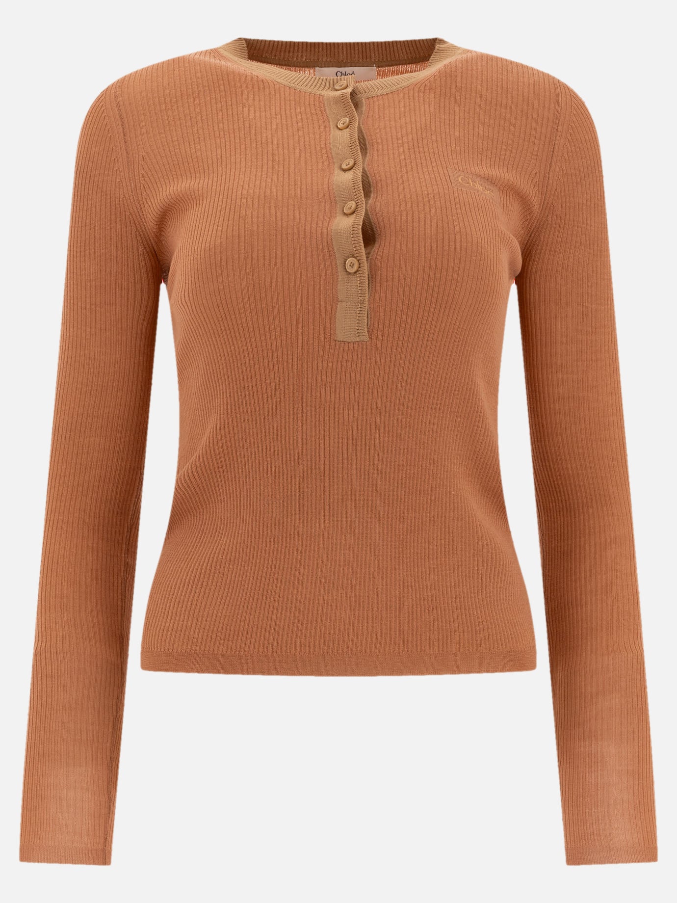 Chloé &quot;Henley&quot; shirt 10103599_S Pink thumbnail_1