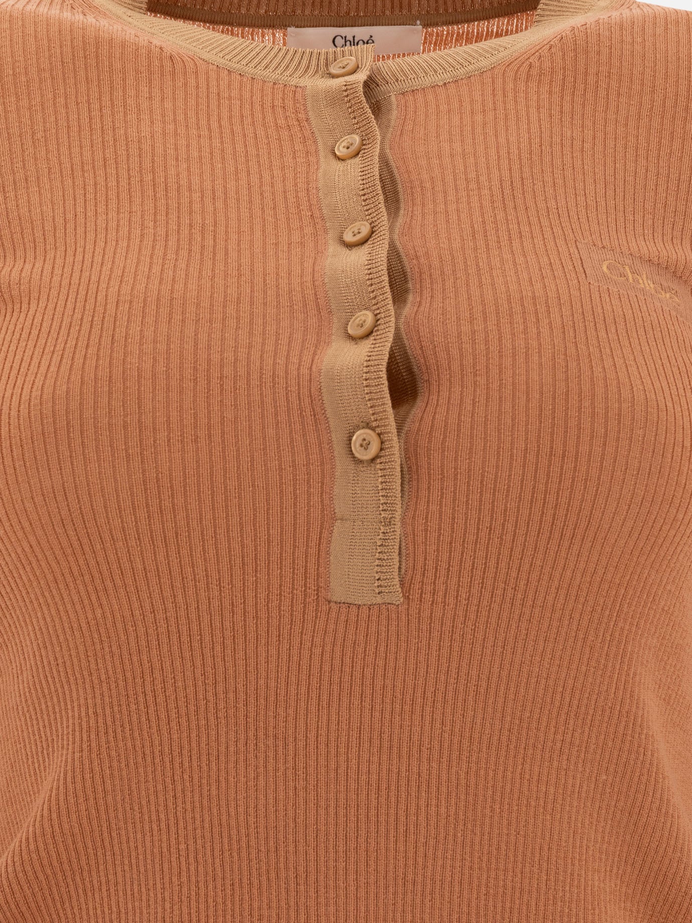 Chloé &quot;Henley&quot; shirt 10103599_S Pink thumbnail_3