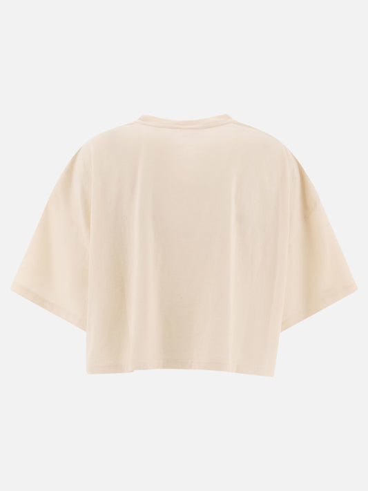 Chloé T-shirt cropped in jersey di cotone 15485884_S White 2