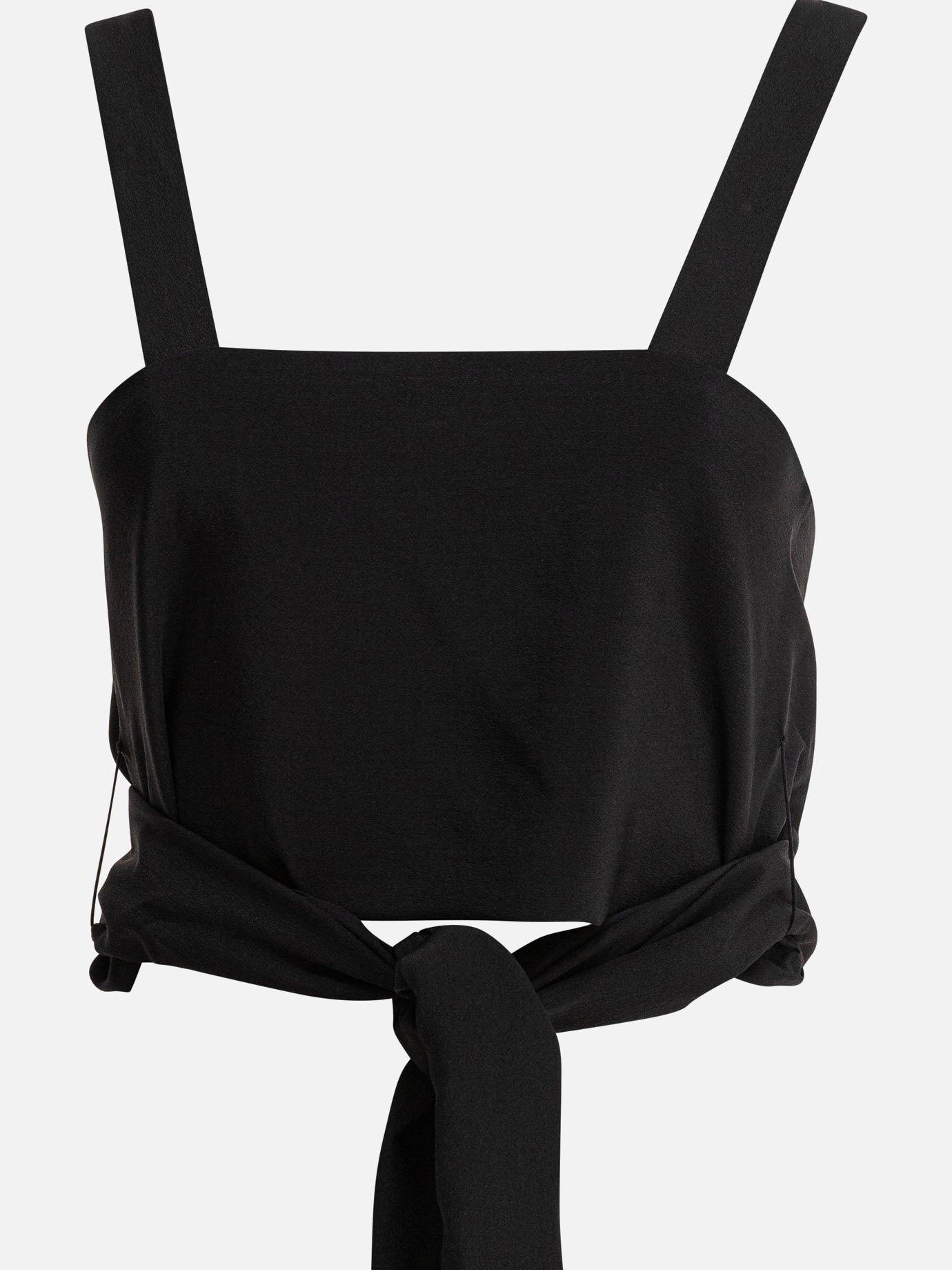 Chloé Canotta cropped con nastri 16005121_M Black thumbnail_3