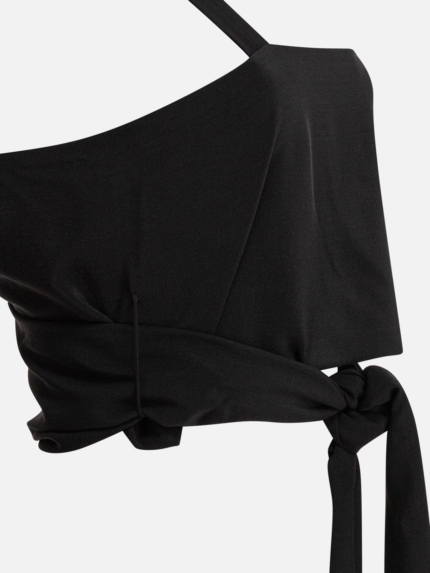 Chloé Canotta cropped con nastri 16005121_M Black thumbnail_4