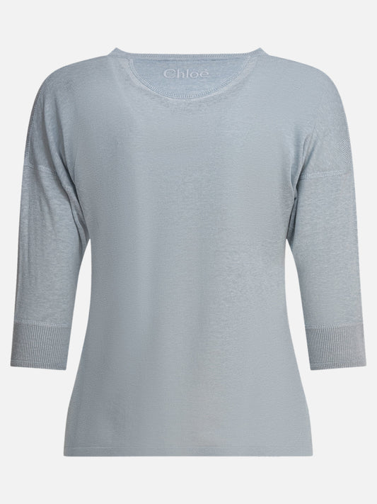 Chloé Camicia "Henley" 11769463_M Blue 2