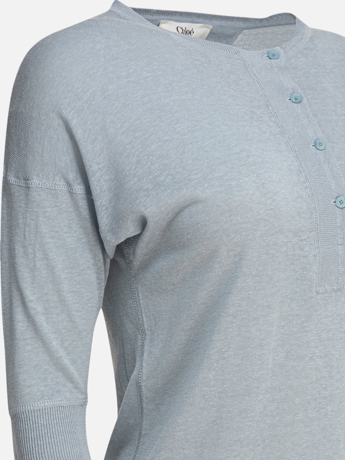 Chloé &quot;Henley&quot; shirt 11769463_M Blue thumbnail_4