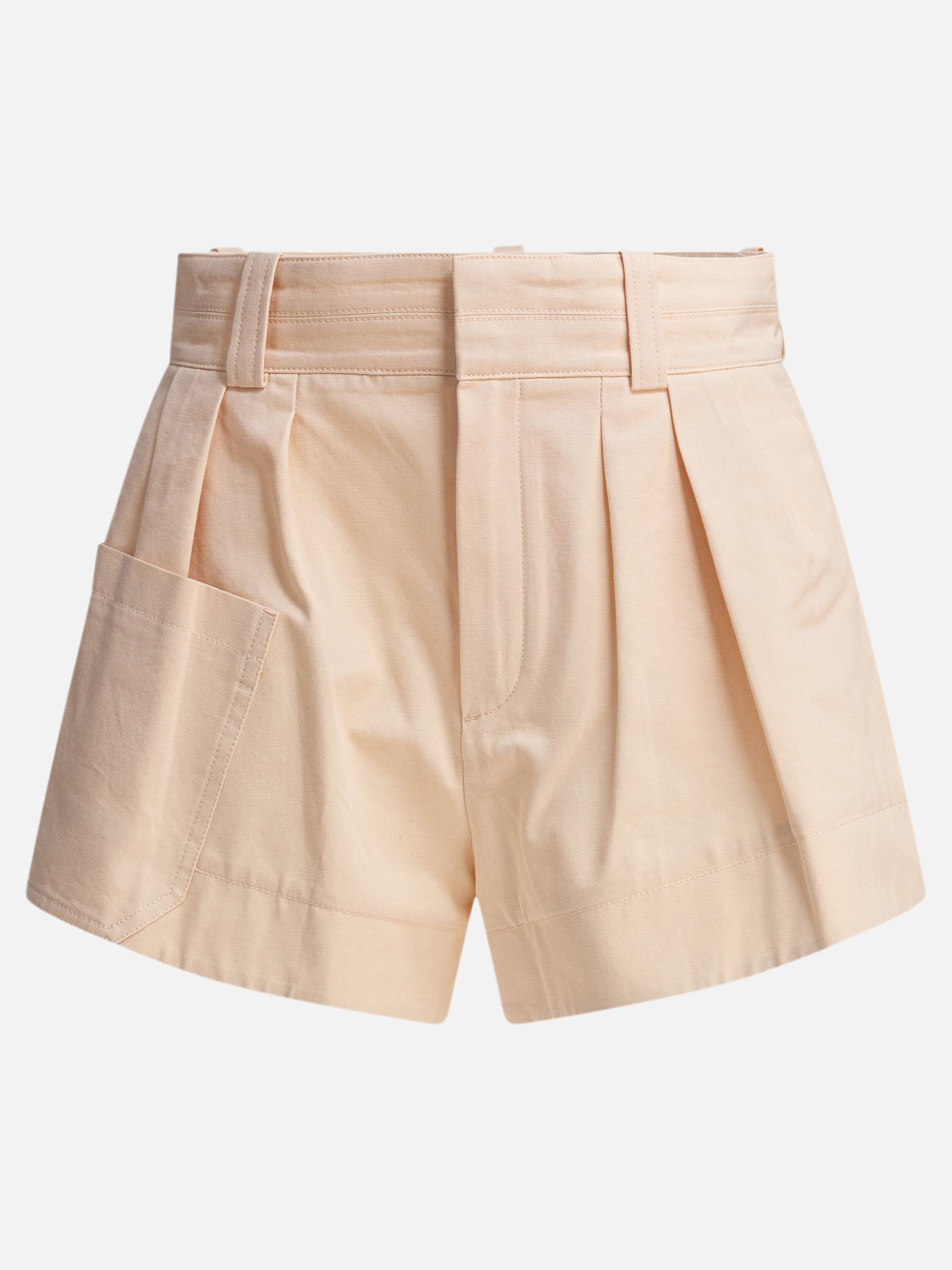 Chloé Mini shorts a vita alta 16569518_36 Pink thumbnail_1