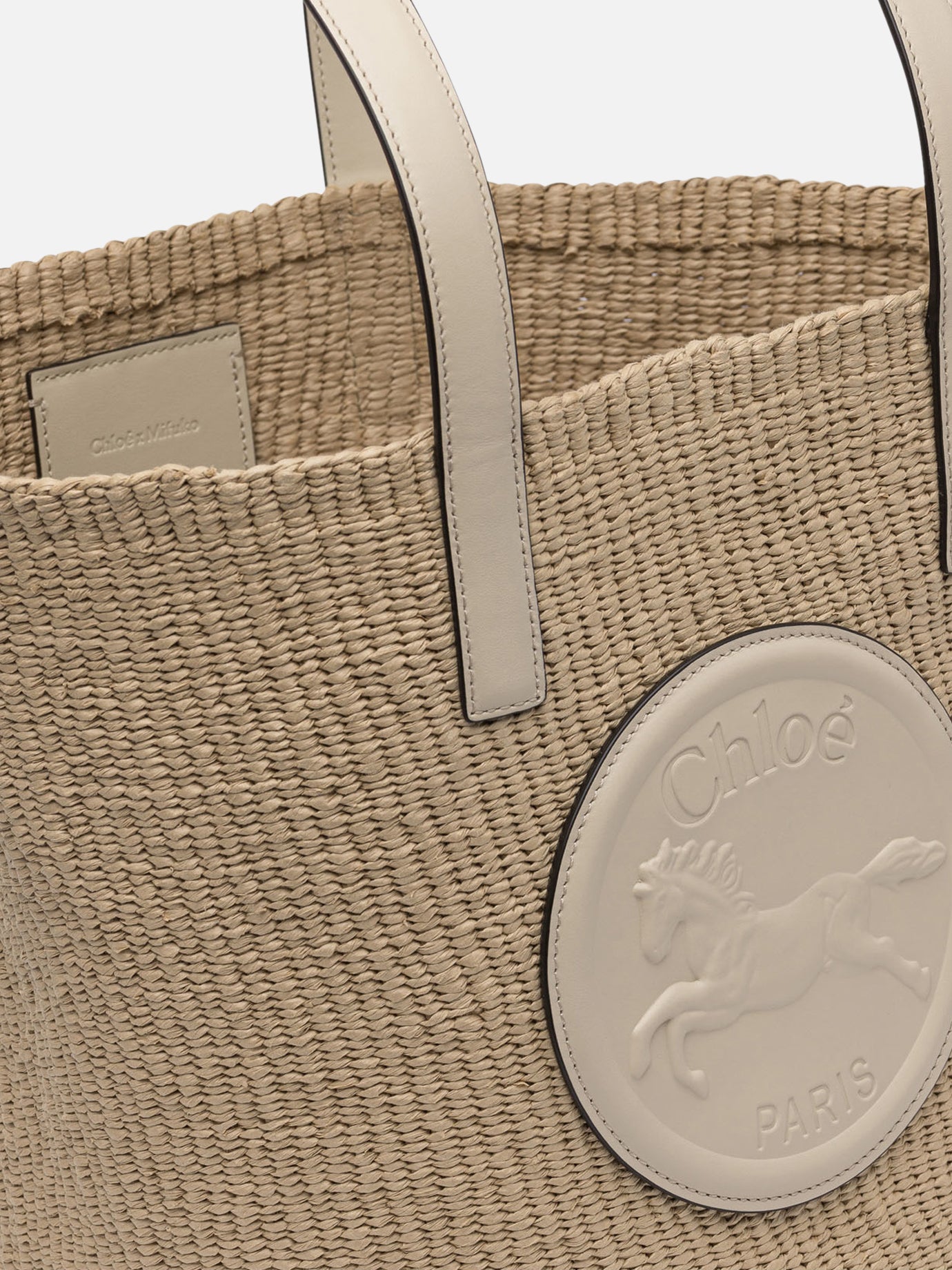 Chloé Borsa a secchiello &quot;Horse Medal&quot; 12693330_UNI Beige thumbnail_4