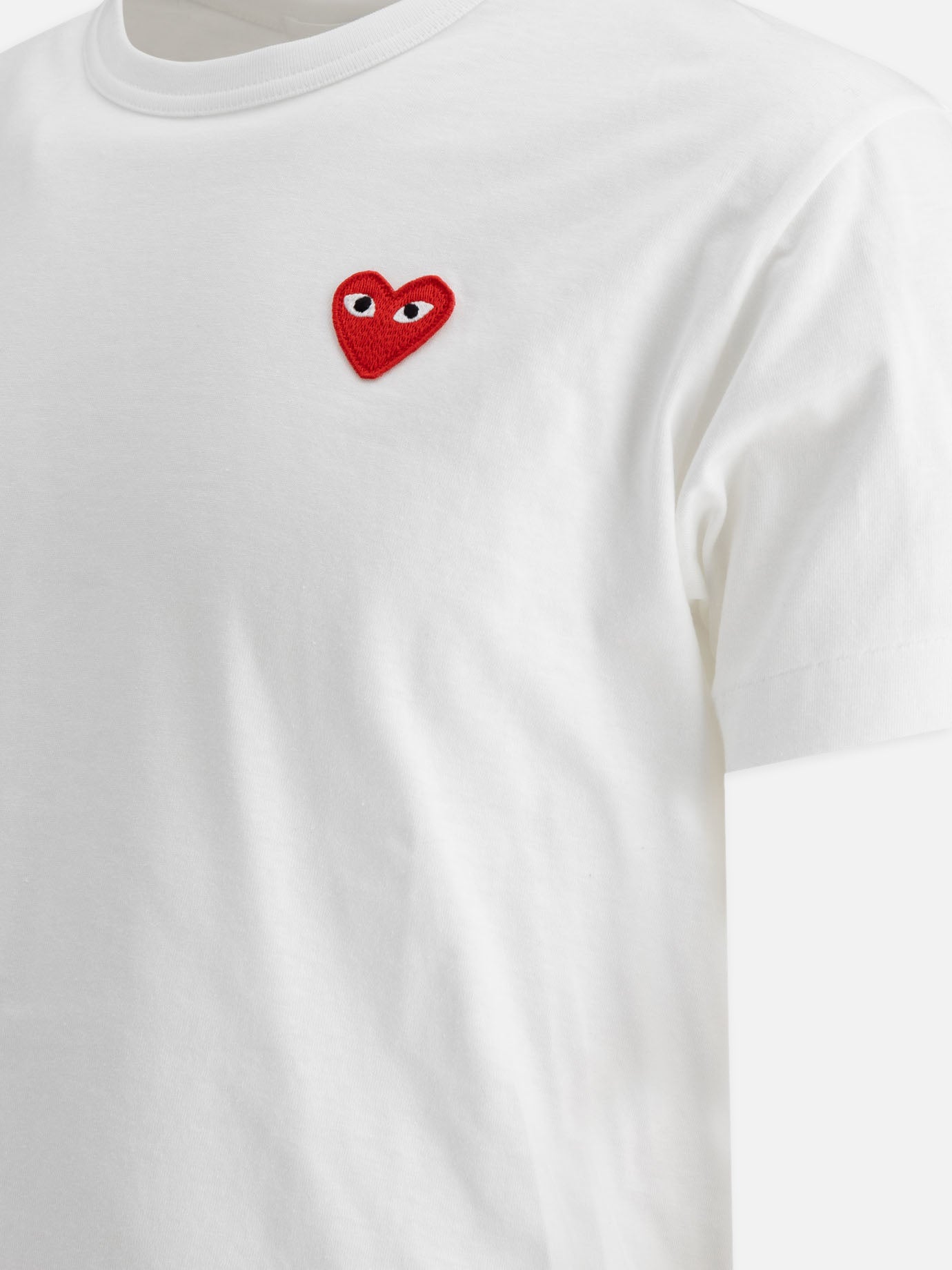 Comme Des Garçons Play T-shirt con logo a cuore 14216466_S White thumbnail_4