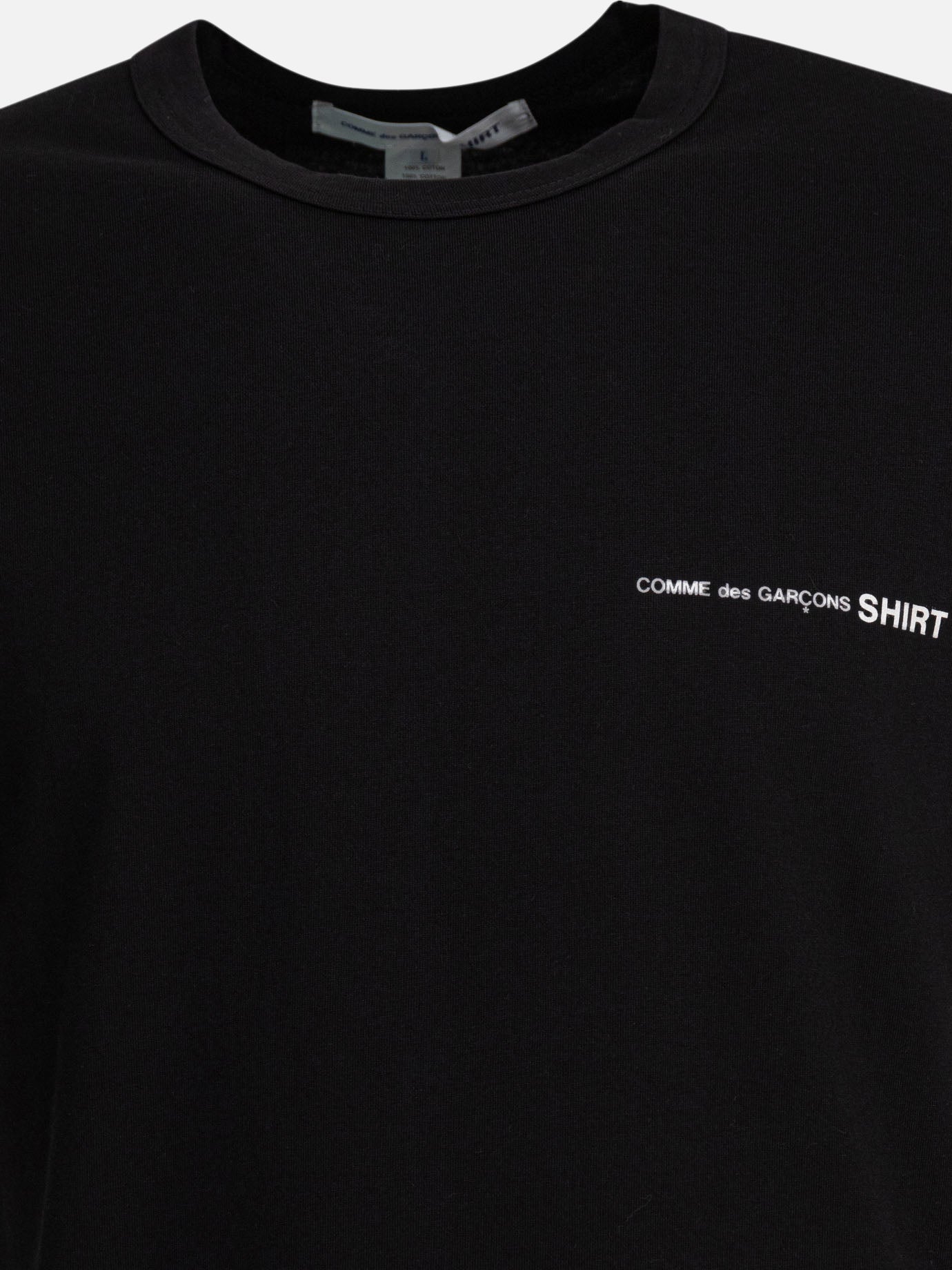 Comme Des Garçons Shirt T-shirt &quot;CDG SHIRT&quot; con logo 11803947_L Black thumbnail_3