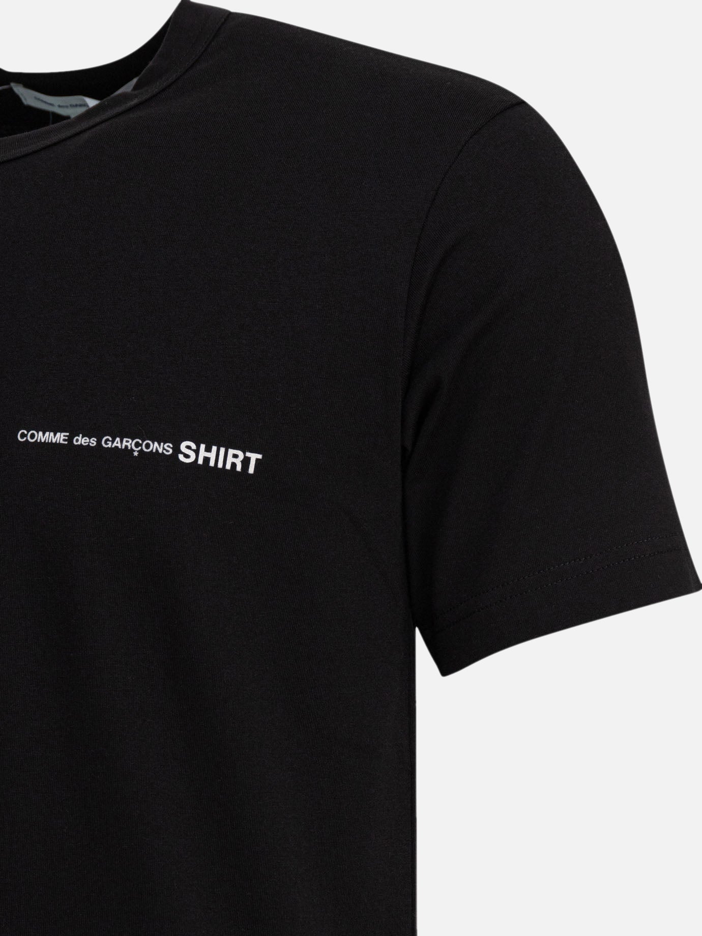 Comme Des Garçons Shirt T-shirt &quot;CDG SHIRT&quot; con logo 11803947_L Black thumbnail_4