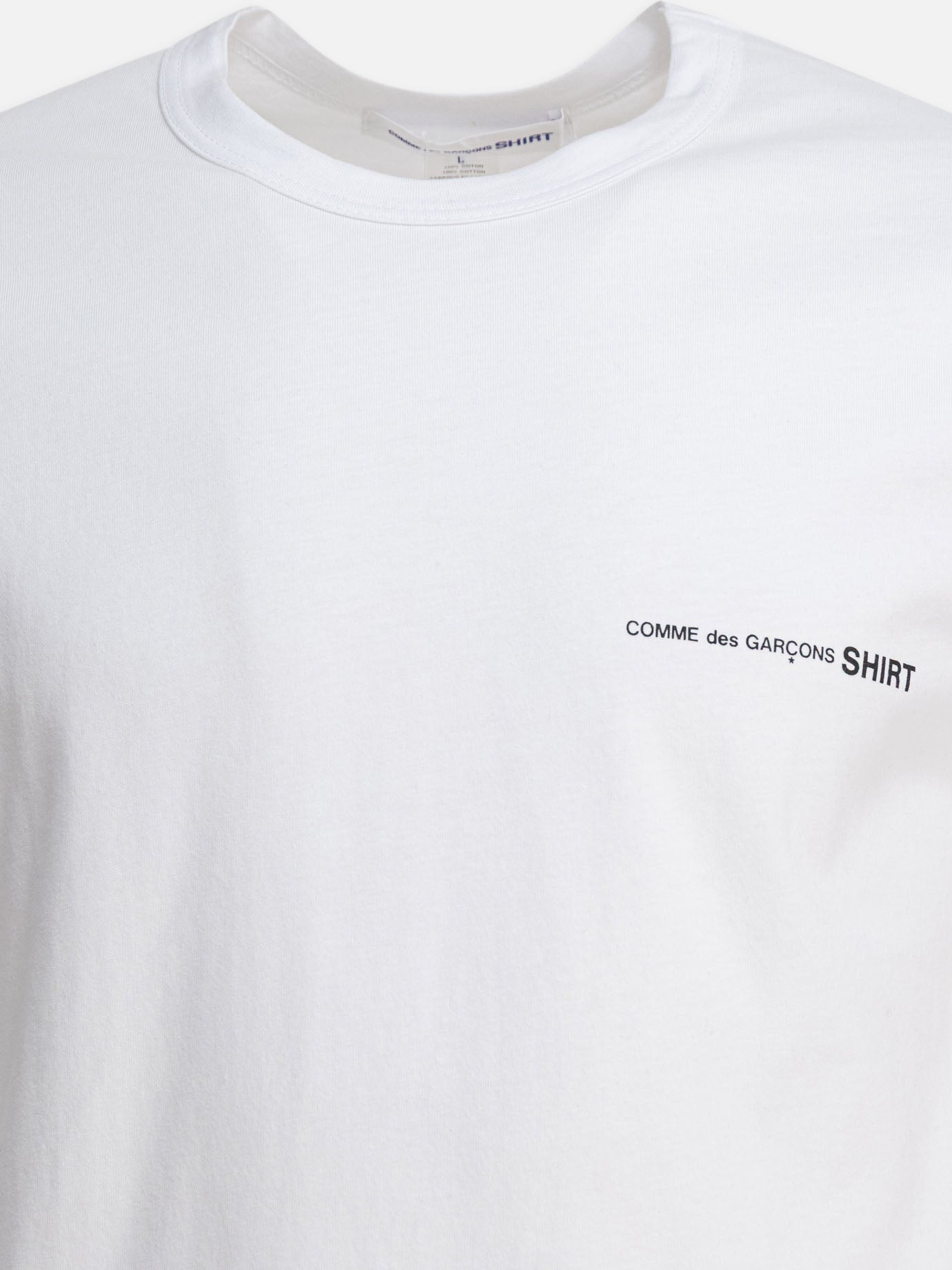 Comme Des Garçons Shirt T-shirt &quot;CDG SHIRT&quot; con logo 11950669_M White thumbnail_3