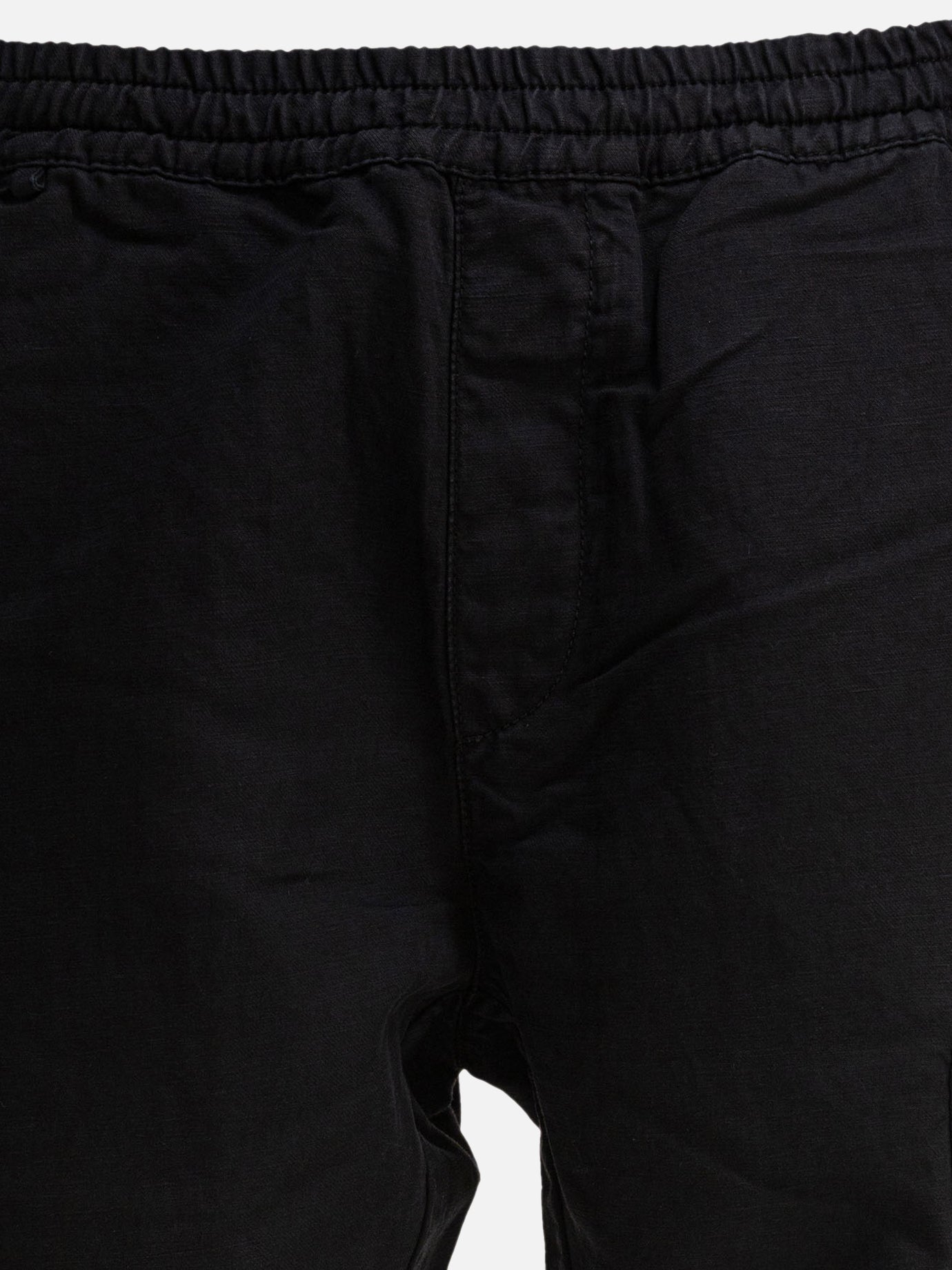C.P. Company Pantaloni cargo in cotone e lino 17151095_48 Black thumbnail_3