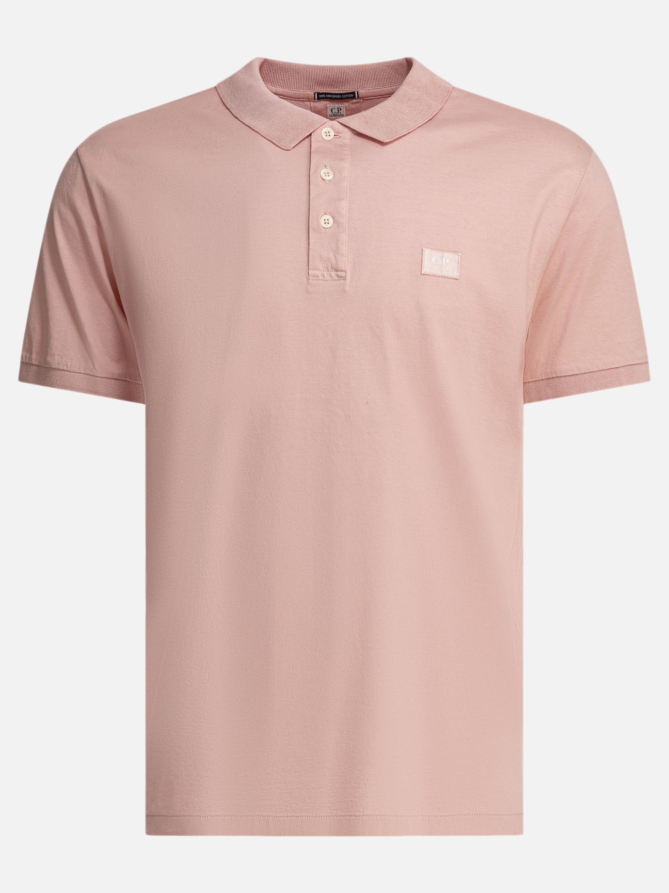 C.P. Company Polo in piquet stretch 12884886_S Pink thumbnail_1