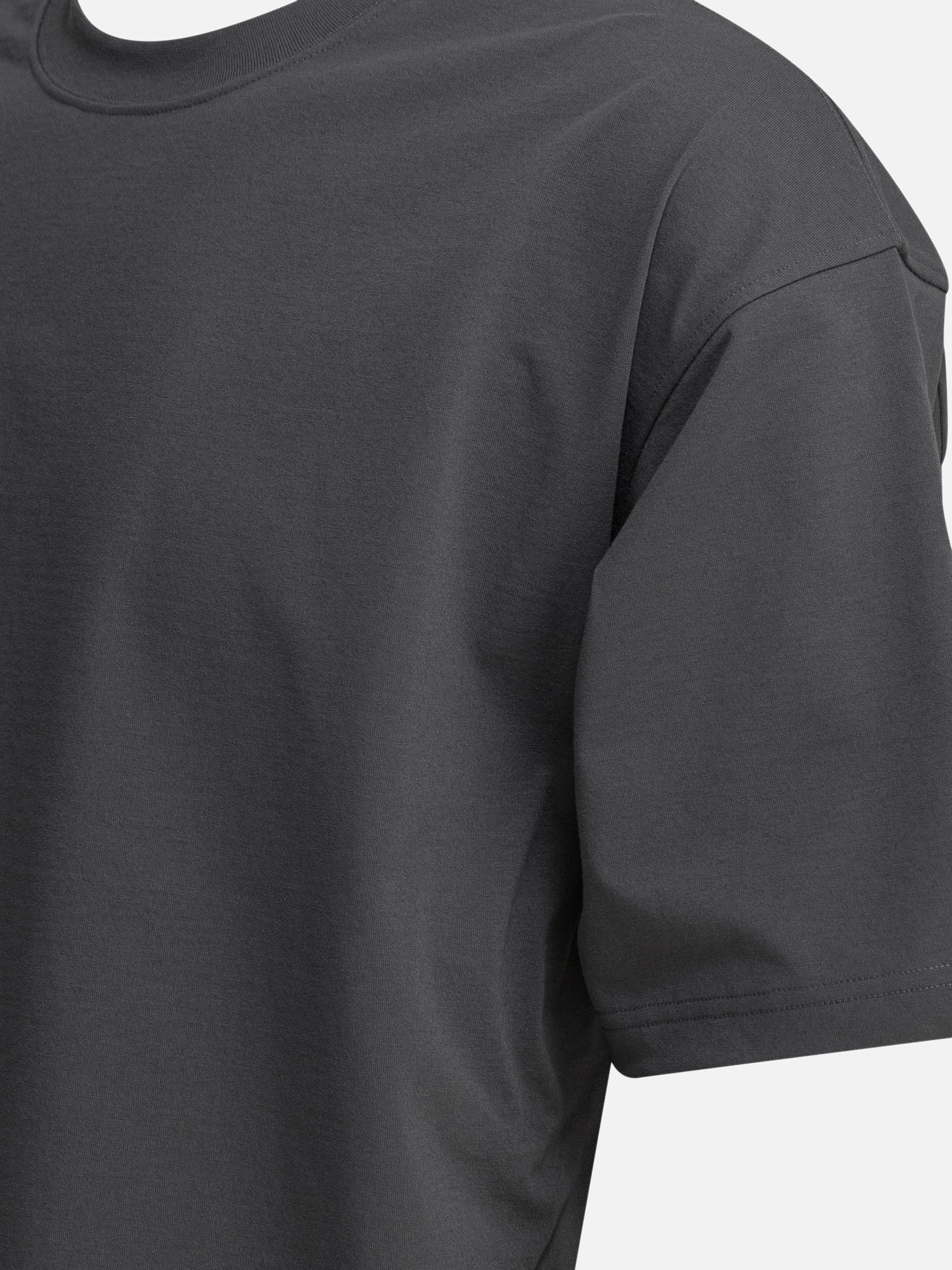 T-shirt girocollo Solid colour  Grigio - Daiwa Pier 39 Uomo | PDP | VIETTI Online Store | thumbnail_4