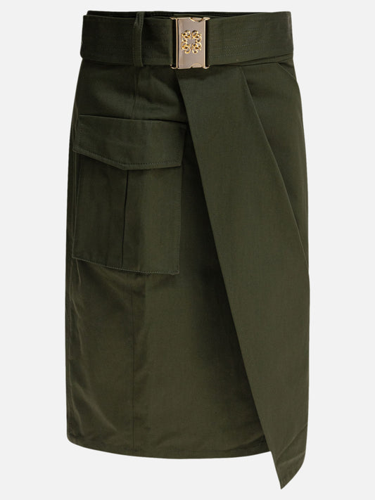 Midi skirts Solid colour  Green - Elie Saab Women | PDP | VIETTI Online Store 
