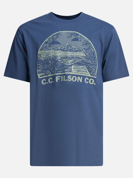 Filson T-shirt "Frontier" 10891884_S Light blue 1