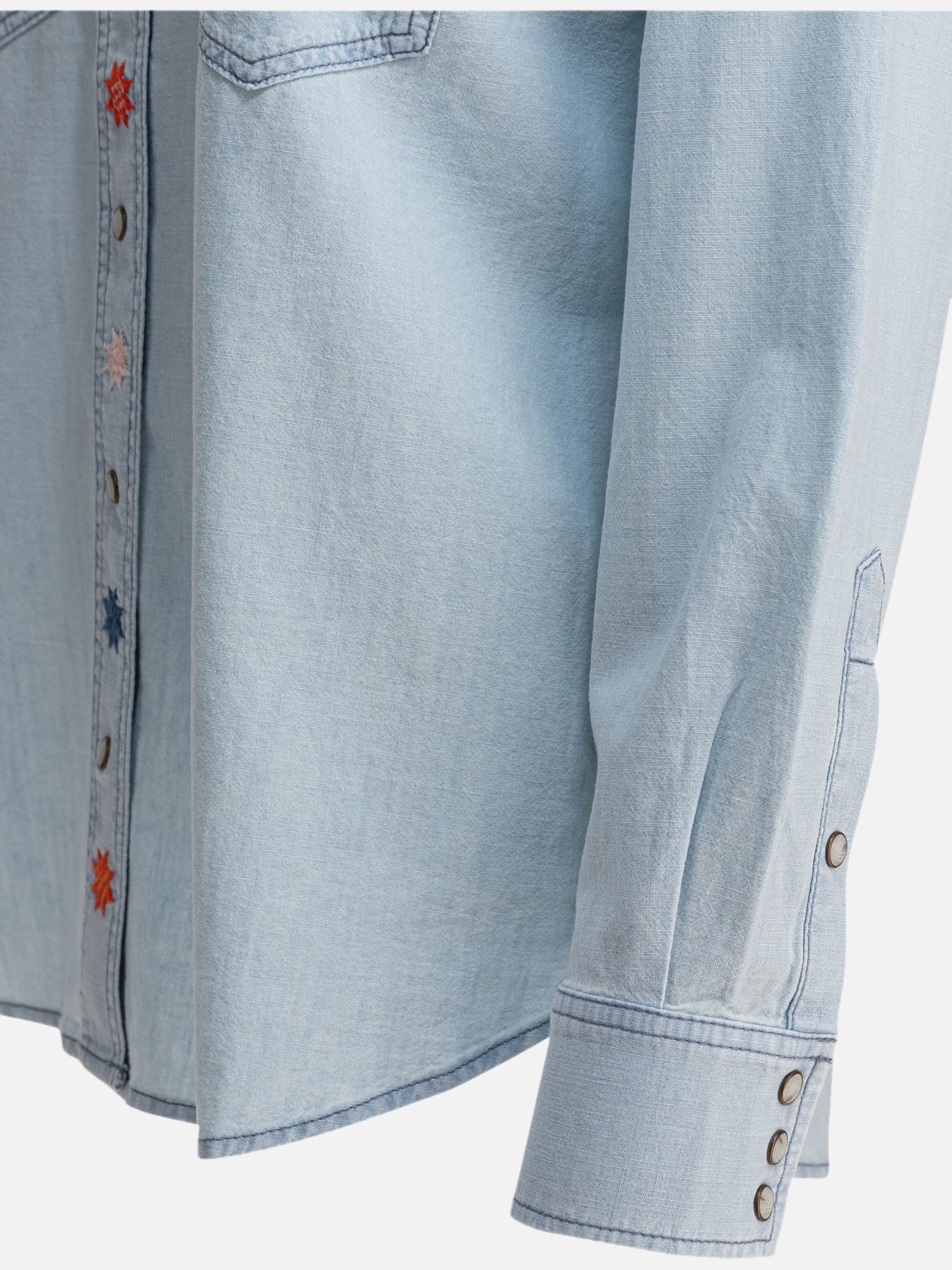 Filson Camicia ricamata stile western 13376002_XS Light blue thumbnail_4