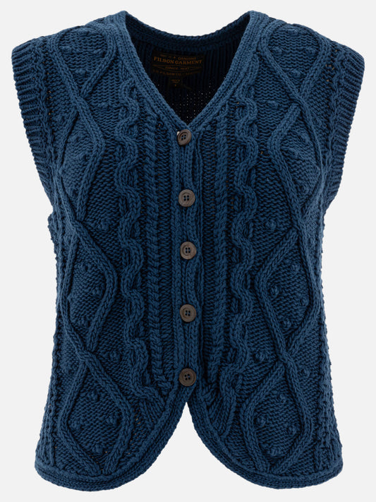 Filson Gilet in maglia jacquard 19965394_S Blue 1
