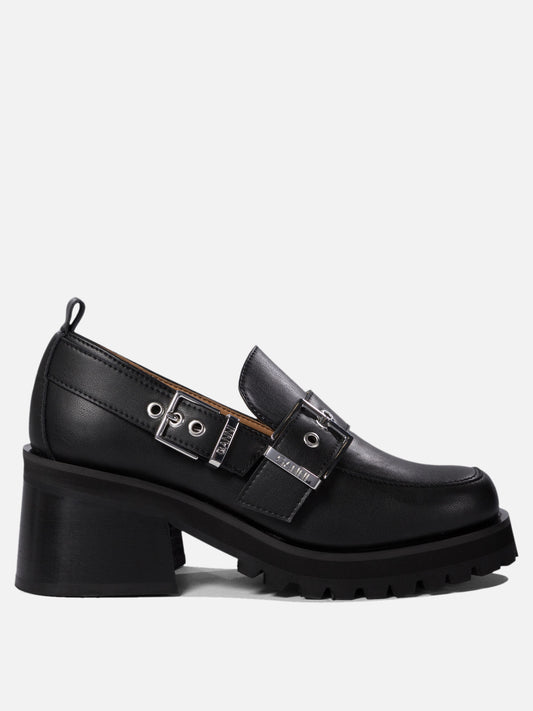 Ganni Mocassini con plateau e fibbia 13878496_39 Black 1