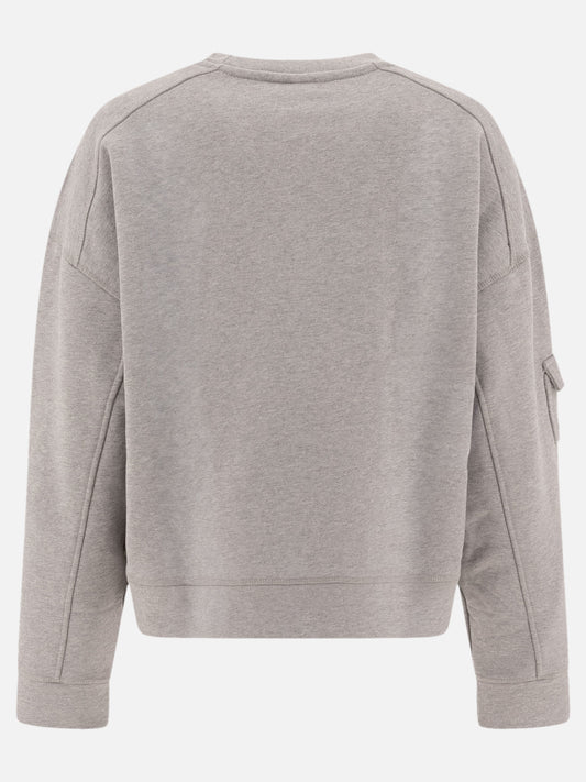 Ganni Felpa con tasche asimmetriche 17758095_S/M Grey 2