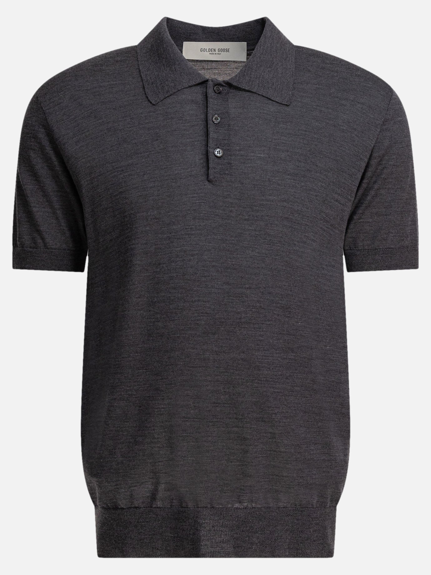 Golden Goose Polo in lana merino 12651233_S Grey thumbnail_1