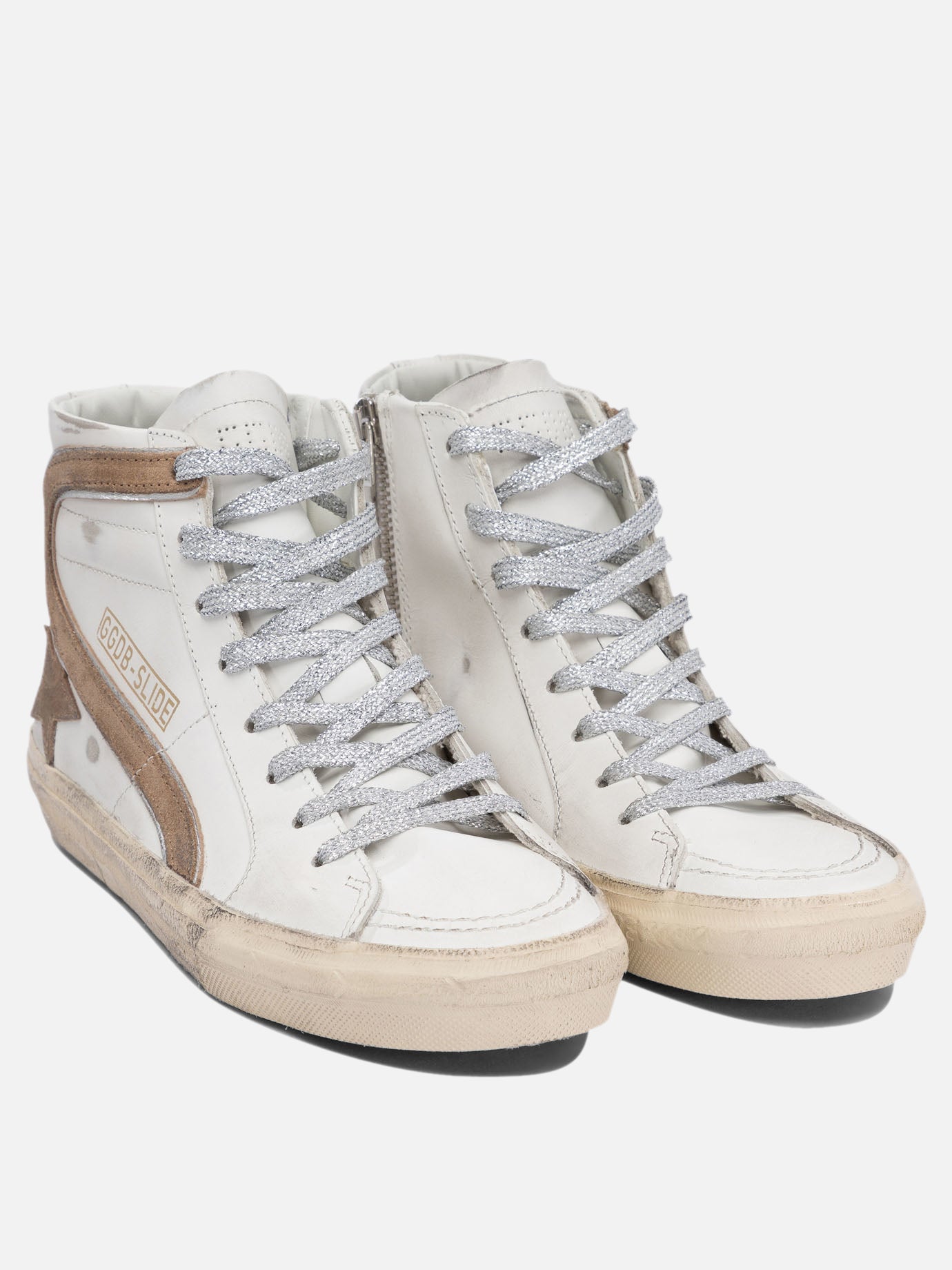 Golden Goose "Slide" Sneakers White