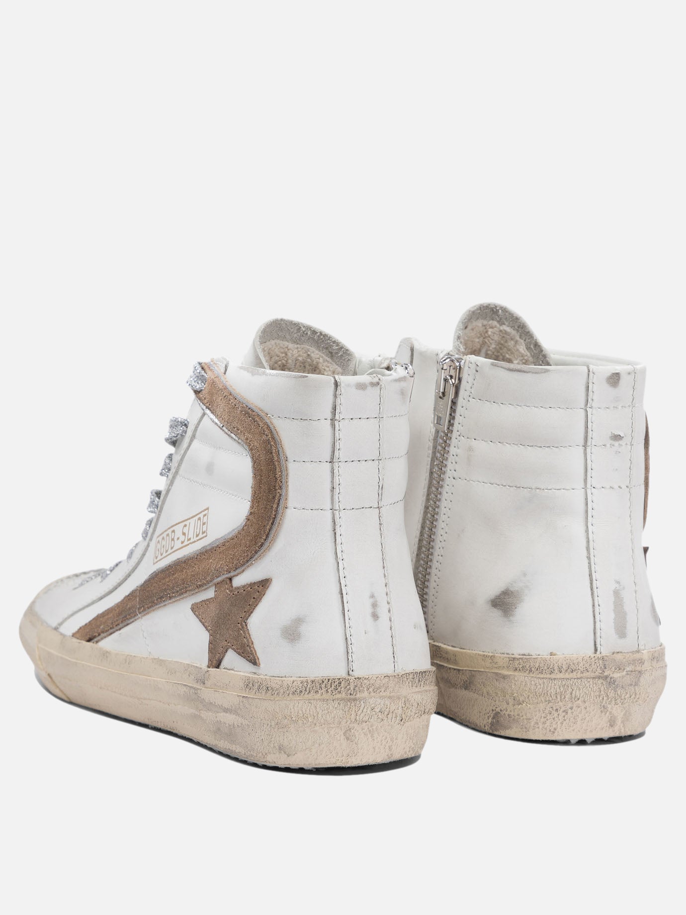 Golden Goose "Slide" Sneakers White