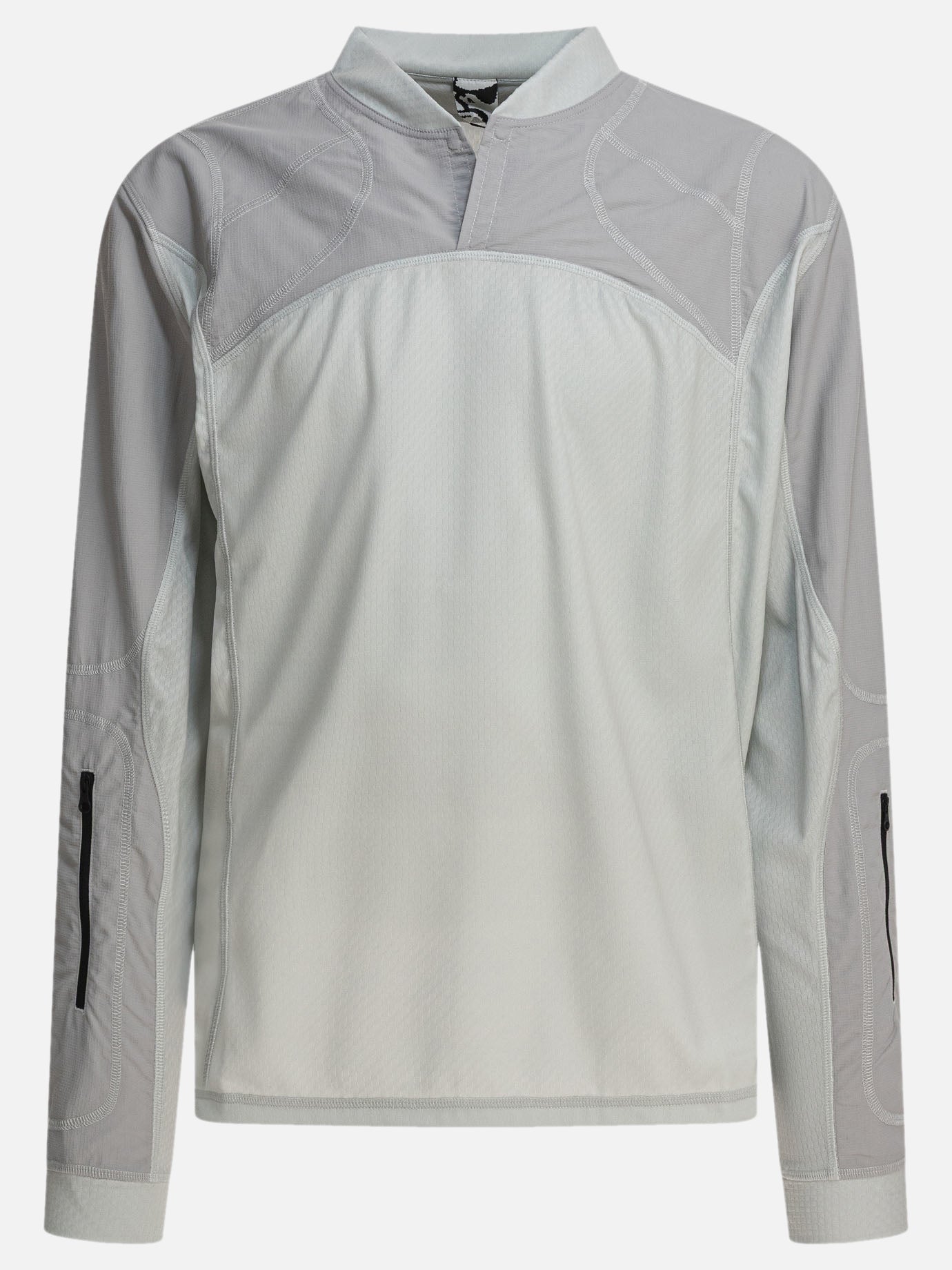 T-shirt scollo a V Solid colour  Grigio - Gr10K Uomo | PDP | VIETTI Online Store | thumbnail