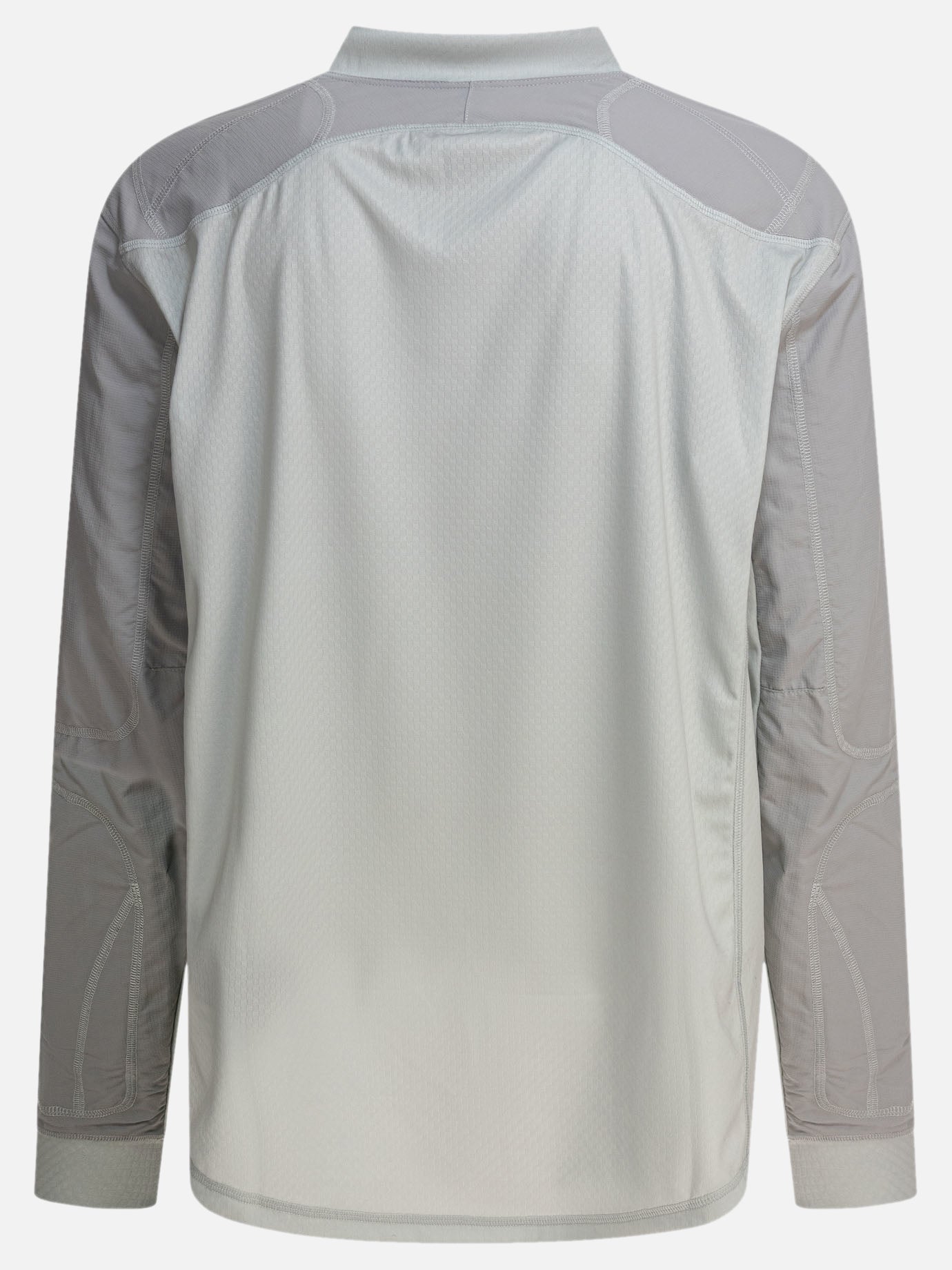 T-shirt scollo a V Solid colour  Grigio - Gr10K Uomo | PDP | VIETTI Online Store | thumbnail_2