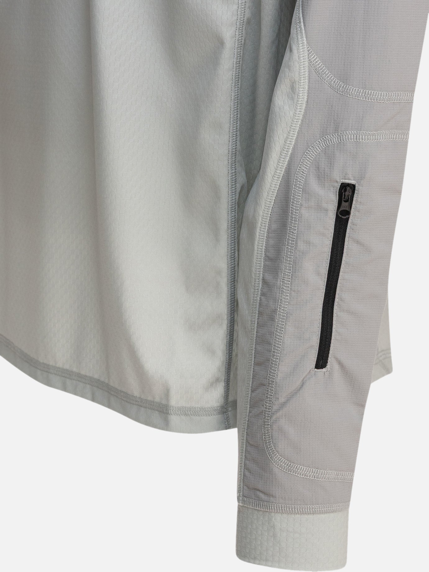 T-shirt scollo a V Solid colour  Grigio - Gr10K Uomo | PDP | VIETTI Online Store | thumbnail_4
