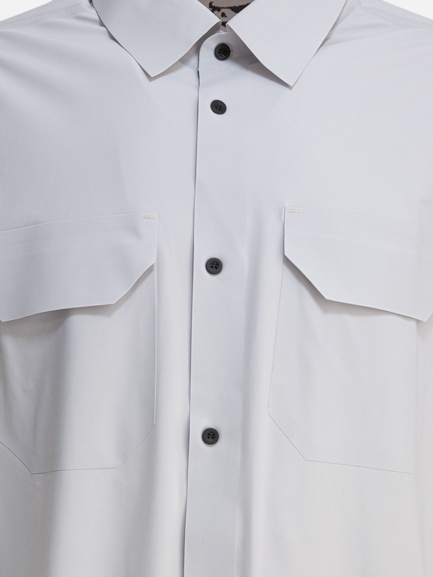 Camicie casual Solid colour  Grigio - Gr10K Uomo | PDP | VIETTI Online Store | thumbnail_3