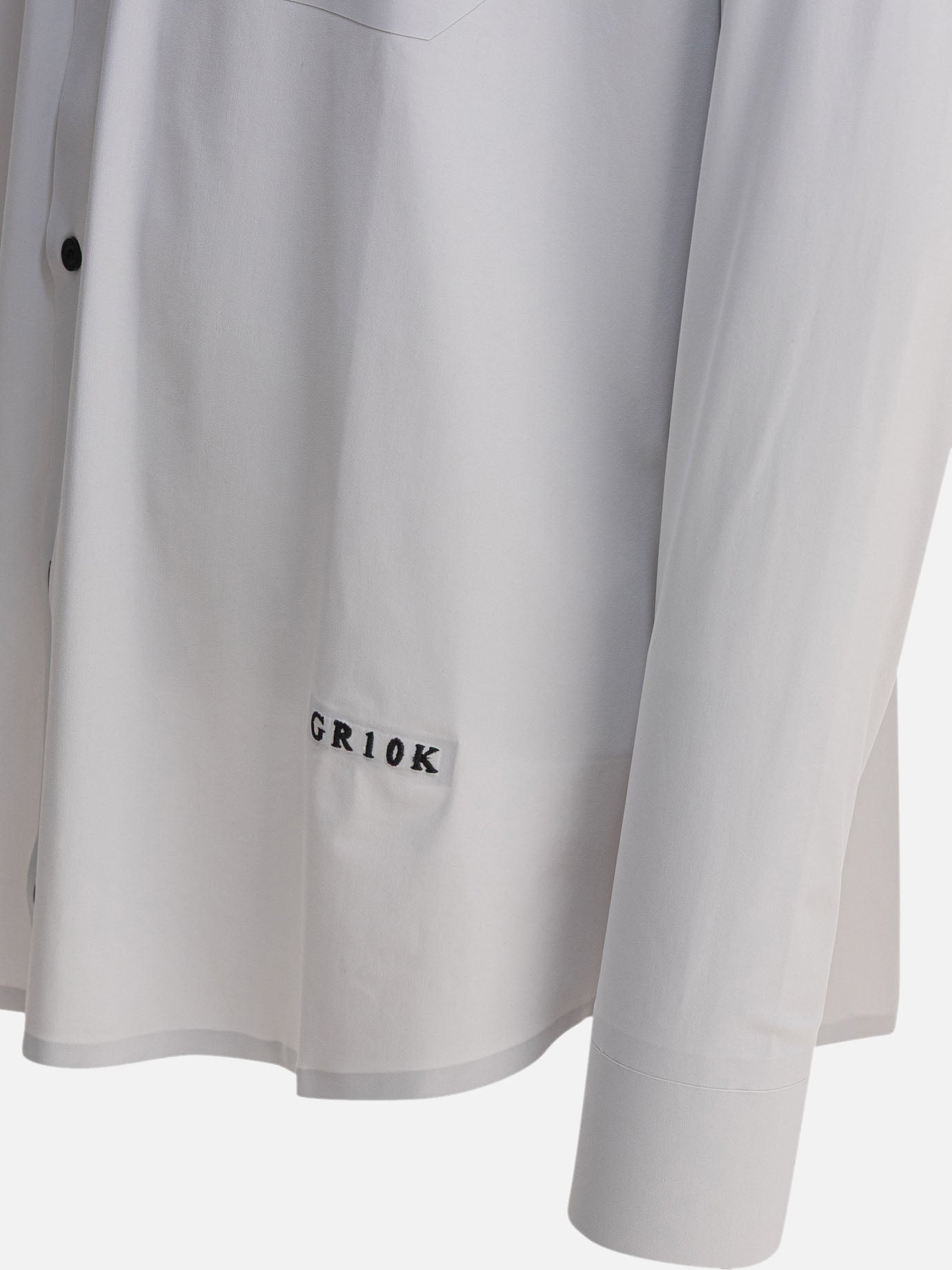 Camicie casual Solid colour  Grigio - Gr10K Uomo | PDP | VIETTI Online Store | Zoom-Modal_4
