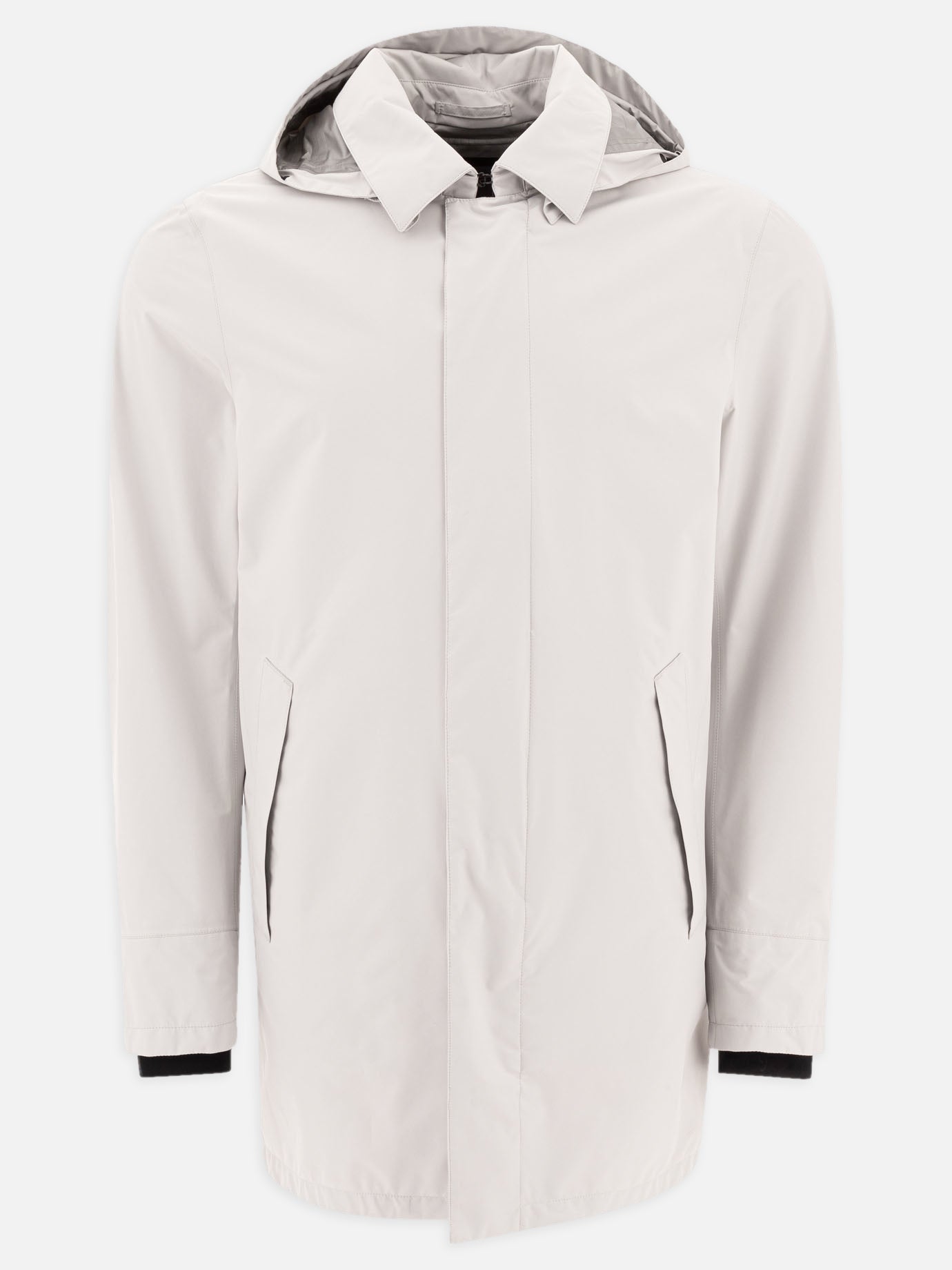 Impermeabili & Trench Solid colour  Grigio - Herno Uomo | PDP | VIETTI Online Store | Zoom-Modal
