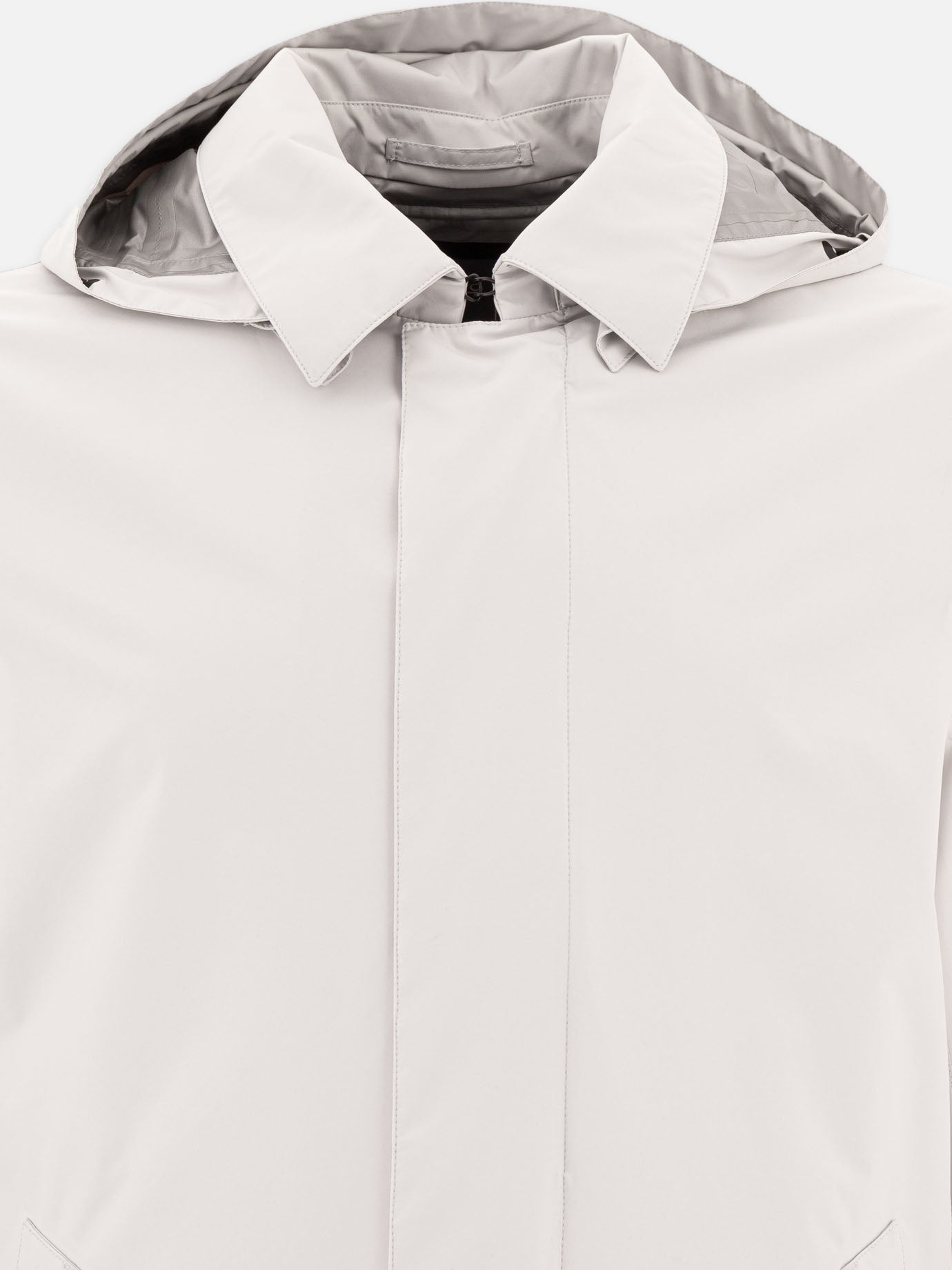 Impermeabili & Trench Solid colour  Grigio - Herno Uomo | PDP | VIETTI Online Store | thumbnail_3