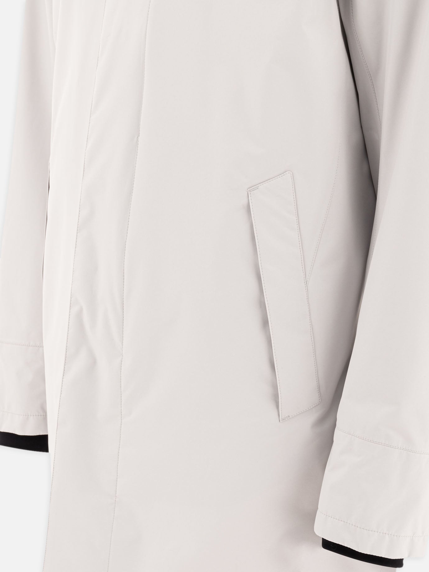 Impermeabili & Trench Solid colour  Grigio - Herno Uomo | PDP | VIETTI Online Store | thumbnail_4