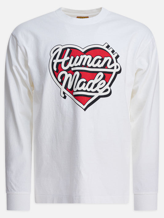 Human Made T-shirt con logo stampato 18400943_L White 1