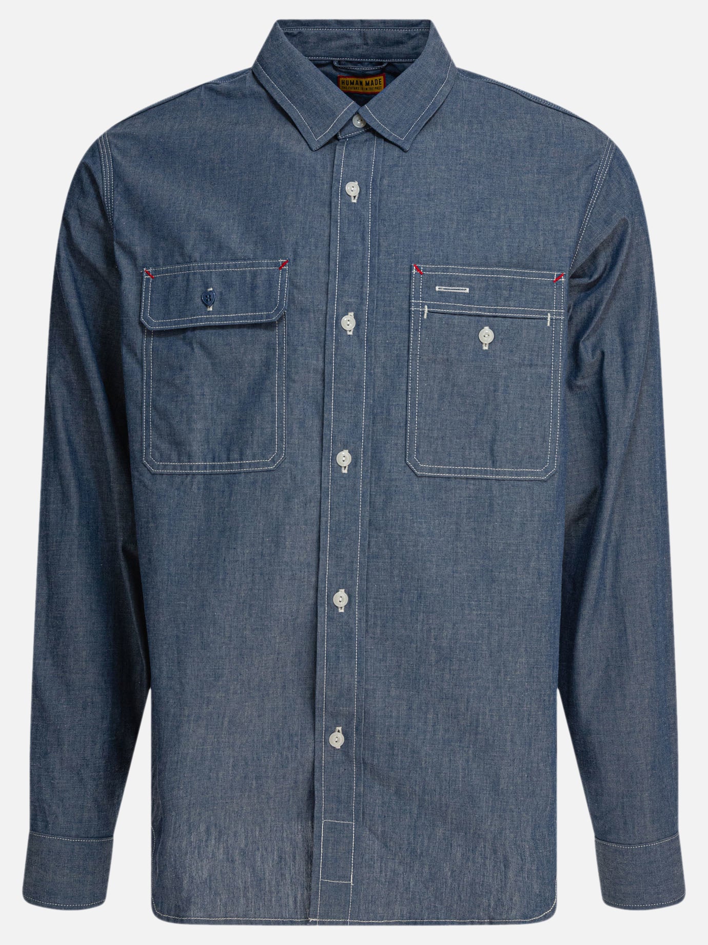 Camicie casual Solid colour  Blu - Human Made Uomo | PDP | VIETTI Online Store | Zoom-Modal
